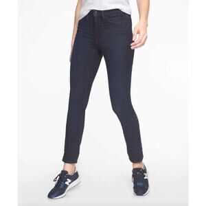Athleta Sculptek Skinny Blue Overdye Wash Jeans